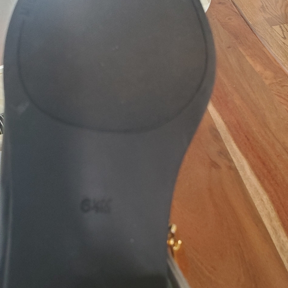 Michael Kors finel flat bootie 6.5 blk/brown - Picture 4 of 6